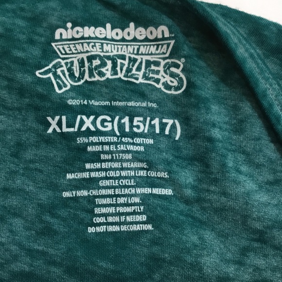 XL Teenage Mutant Ninja Turtles Tee, Green - Picture 4 of 5